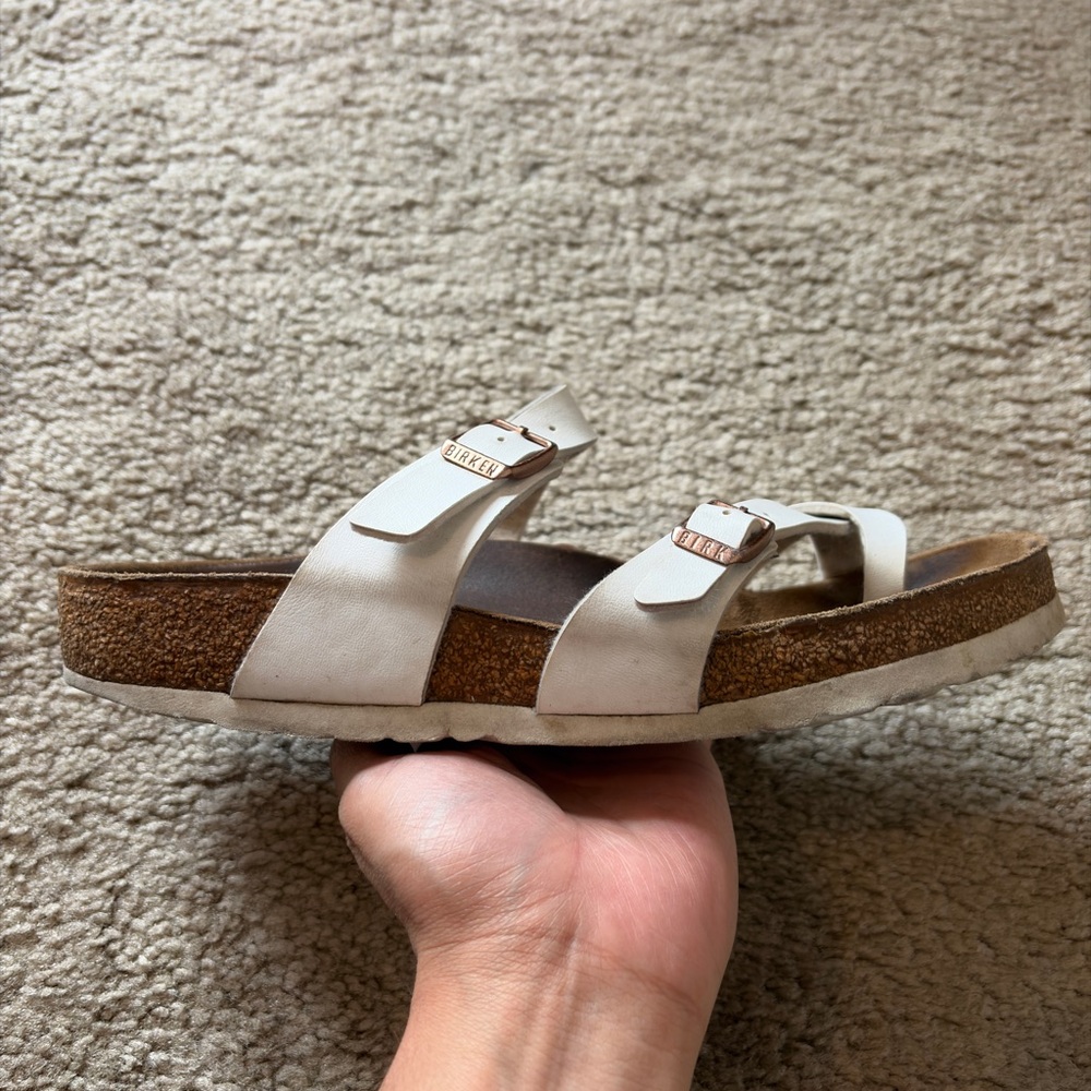 Birkenstock Women's Mayari White Sandals Size 8